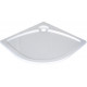 Поддон для душа GuteWetter Deluxe 80x80x2 R белый четверть круга, низкий