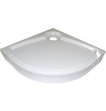 Поддон для душа GuteWetter Deluxe 80x80x16 R белый четверть круга, средний