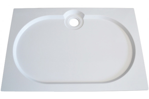 Поддон для душа GuteWetter Deluxe 120x80x2 Q белый прямоугольный, низкий