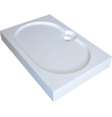 Поддон для душа GuteWetter Deluxe 120x80x16 Q белый прямоугольный, средний