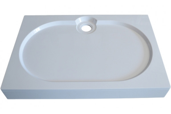Поддон для душа GuteWetter Deluxe 120x80x16 Q белый прямоугольный, средний