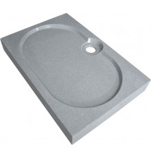 Поддон для душа GuteWetter Deluxe 120x80x16 Q серый прямоугольный, средний