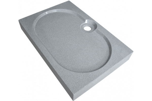 Поддон для душа GuteWetter Deluxe 120x80x16 Q серый прямоугольный, средний