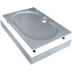 Поддон для душа GuteWetter Deluxe 120x80x16 Q серый прямоугольный, средний