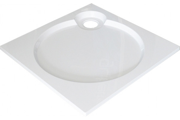 Поддон для душа GuteWetter Deluxe 80x80x2 Q белый квадратный, низкий