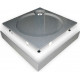 Поддон для душа GuteWetter Deluxe 80x80x16 Q серый квадратный, средний