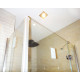 Душевой уголок GuteWetter Lux Square GK-103 правый 100x100 см стекло бесцветное, профиль хром, квадратный, двери распашные