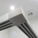 Душевой уголок GuteWetter Practic Rectan GK-422 левая 100x80 см стекло бесцветное, профиль матовый хром, прямоугольный, двери раздвижные