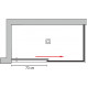 Душевой уголок GuteWetter Slide Rectan GK-863B правая 160x90 см стекло бесцветное, профиль хром, прямоугольный, двери раздвижные