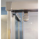 Душевой уголок GuteWetter Slide Rectan GK-863A правая 110x80 см стекло бесцветное, профиль хром, прямоугольный, двери раздвижные