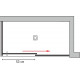 Душевой уголок GuteWetter Slide Rectan GK-863A правая 120x90 см стекло бесцветное, профиль хром, прямоугольный, двери раздвижные