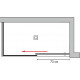 Душевой уголок GuteWetter Slide Rectan GK-863B левая 160x80 см стекло бесцветное, профиль хром, прямоугольный, двери раздвижные