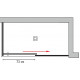 Душевой уголок GuteWetter Slide Rectan GK-863A правая 160x70 см стекло бесцветное, профиль хром, прямоугольный, двери раздвижные