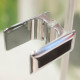 Душевая дверь в нишу GuteWetter Trend Door GK-861 левая 70 см стекло бесцветное Two, фурнитура хром, распашная