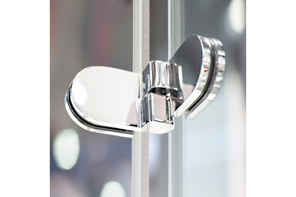 Душевая дверь в нишу GuteWetter Lux Door GK-002A левая 110 см стекло бесцветное, фурнитура хром, распашная