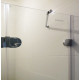 Душевая дверь в нишу GuteWetter Lux Door GK-002A правая 105 см стекло бесцветное, фурнитура хром, распашная