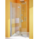 Душевая дверь в нишу GuteWetter Lux Door GK-102A левая 90 см стекло бесцветное, профиль хром, складная