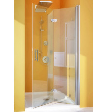 Душевая дверь в нишу GuteWetter Lux Door GK-102A правая 95 см стекло бесцветное, профиль хром, складная