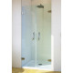 Душевая дверь в нишу GuteWetter Lux Door GK-002 100 см стекло бесцветное, фурнитура хром, распашная