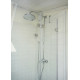 Душевая дверь в нишу GuteWetter Lux Door GK-002A правая 110 см стекло бесцветное, фурнитура хром, распашная