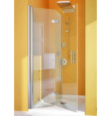 Душевая дверь в нишу GuteWetter Lux Door GK-102A левая 95 см стекло бесцветное, профиль хром, складная