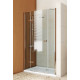 Душевая дверь в нишу GuteWetter Trend Door GK-863P левая 193 см стекло бесцветное Two, профиль хром, распашная