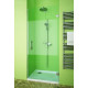 Душевая дверь в нишу GuteWetter Lux Door GK-001 правая 85 см стекло бесцветное, фурнитура хром, распашная