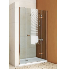Душевая дверь в нишу GuteWetter Trend Door GK-863P правая 148 см стекло бесцветное Two, профиль хром, распашная