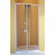 Душевая дверь в нишу GuteWetter Practic Door GK-402 73-77 см стекло бесцветное, профиль матовый хром, распашная
