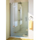 Душевая дверь в нишу GuteWetter Lux Door GK-102 левая 100 см стекло бесцветное, профиль хром, распашная