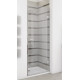 Душевая дверь в нишу GuteWetter Trend Door GK-861 правая 85 см стекло бесцветное Two, фурнитура хром, распашная