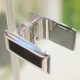 Душевая дверь в нишу GuteWetter Trend Door GK-862BP правая 138 см стекло бесцветное Two, профиль хром, распашная