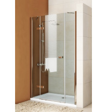 Душевая дверь в нишу GuteWetter Trend Door GK-863P левая 158 см стекло бесцветное Two, профиль хром, распашная