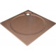Поддон для душа GuteWetter Deluxe 100x100x4 Q терракот квадратный, низкий