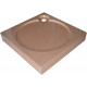 Поддон для душа GuteWetter Deluxe 100x100x16 Q терракот квадратный, средний