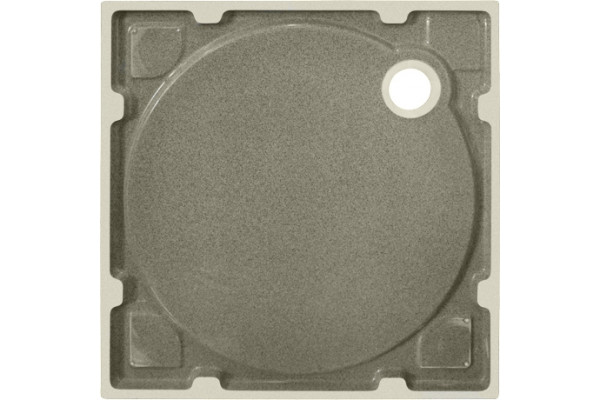 Поддон для душа GuteWetter Deluxe 100x100x4 Q бежевый квадратный, низкий