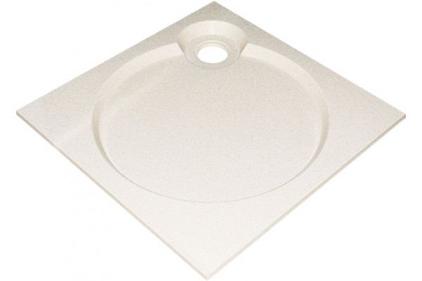 Поддон для душа GuteWetter Deluxe 100x100x2 Q бежевый квадратный, низкий