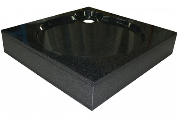 Поддон для душа GuteWetter Deluxe 90x90x16 Q черный квадратный, средний