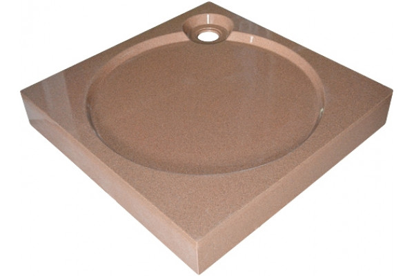 Поддон для душа GuteWetter Deluxe 90x90x16 Q терракот квадратный, средний