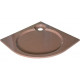 Поддон для душа GuteWetter Deluxe 100x100x2 R терракот четверть круга, низкий