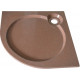 Поддон для душа GuteWetter Deluxe 100x100x2 R терракот четверть круга, низкий