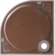 Поддон для душа GuteWetter Deluxe 100x100x16 R терракот четверть круга, средний