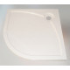 Поддон для душа GuteWetter Deluxe 80x80x2 R бежевый четверть круга, низкий