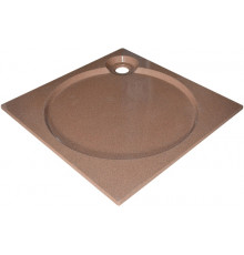 Поддон для душа GuteWetter Deluxe 90x90x2 Q терракот квадратный, низкий