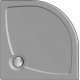 Поддон для душа GuteWetter Deluxe 90x90x4 R бежевый четверть круга, низкий
