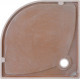 Поддон для душа GuteWetter Deluxe 100x100x4 R терракот четверть круга, низкий