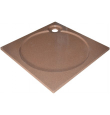 Поддон для душа GuteWetter Deluxe 90x90x4 Q терракот квадратный, низкий