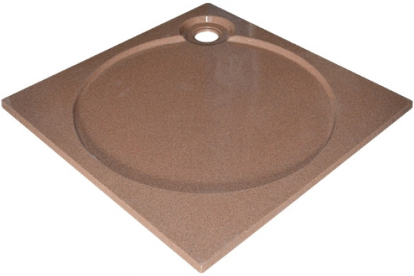 Поддон для душа GuteWetter Deluxe 90x90x4 Q терракот квадратный, низкий