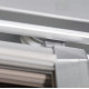 Шторка на ванну GuteWetter Practic Part GV-403 158-162 см стекло бесцветное, профиль матовый хром, раздвижная