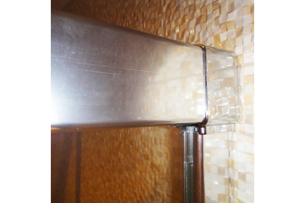 Шторка на ванну GuteWetter Slide Pearl GV-862 правая 80 см стекло бесцветное, профиль хром, раздвижная